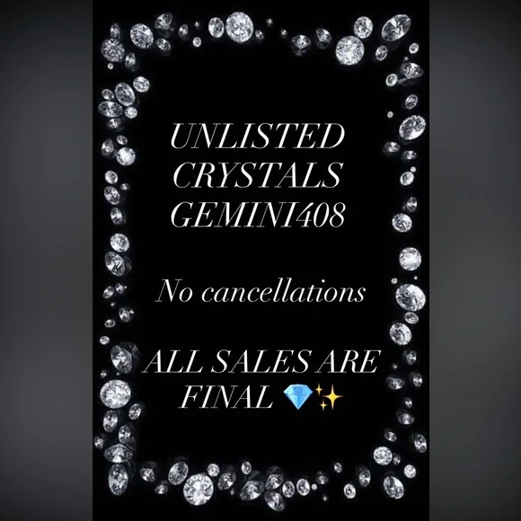 GEMINI408✨💎UNLISTED CRYSTALS✨💎 NO CANCELLATIONS ***ALL SALES ARE FINAL*** - Picture 1 of 1
